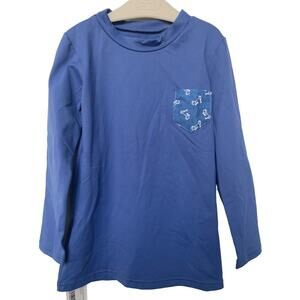Childrenchic Blue Rashguard Vespa Long Sleeve Swim Top Sz 6 NWT